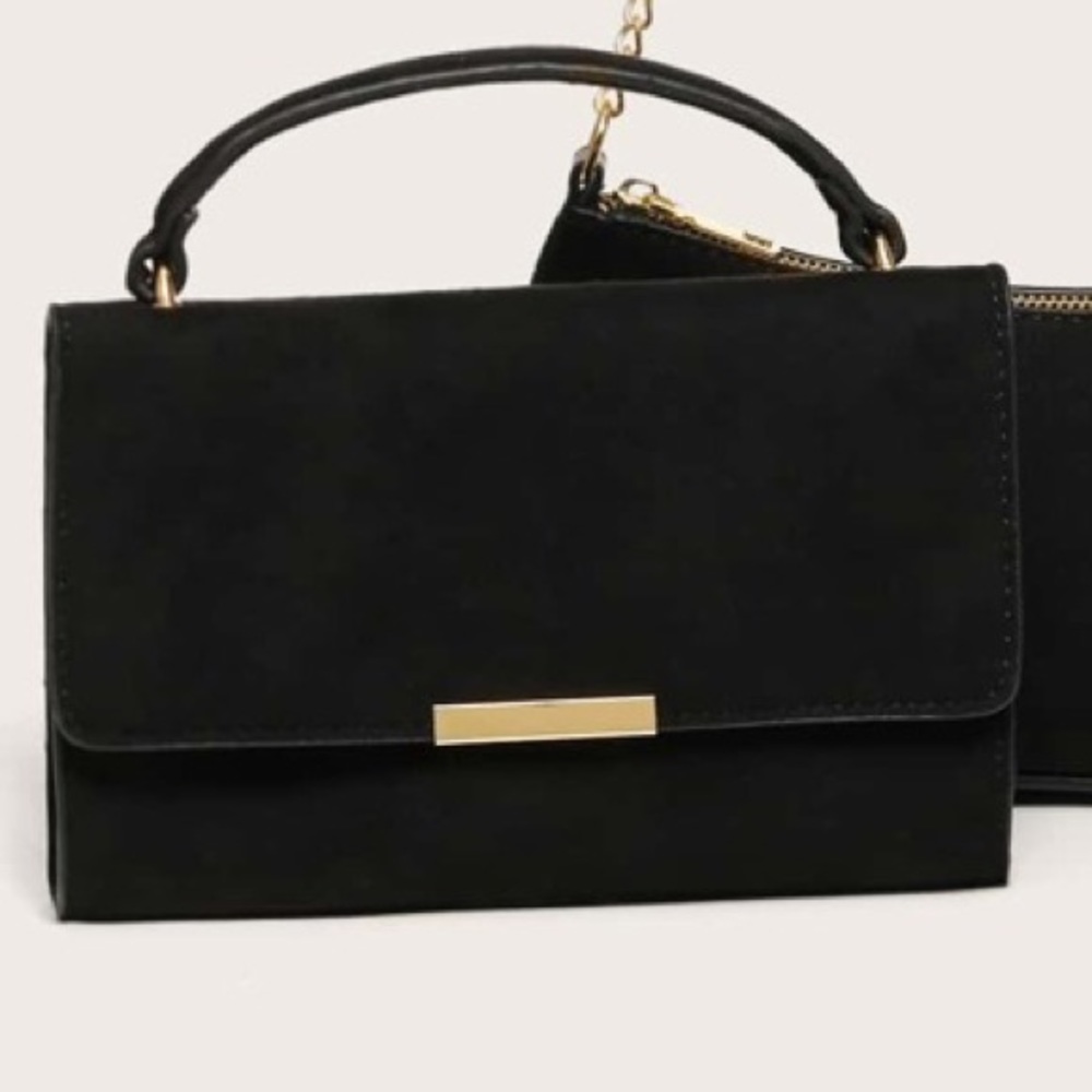 Velvety Cross-Body Bag